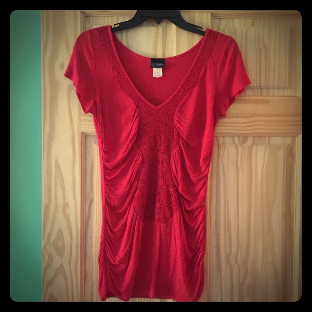 Daytrip Crochet Front Fitted Top